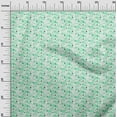 thumbnail image 3 of oneOone Polyester Spandex Sea Green Fabric Water Color Craft Projects Decor Fabric Printed By The Yard 56 Inch Wide, 3 of 4