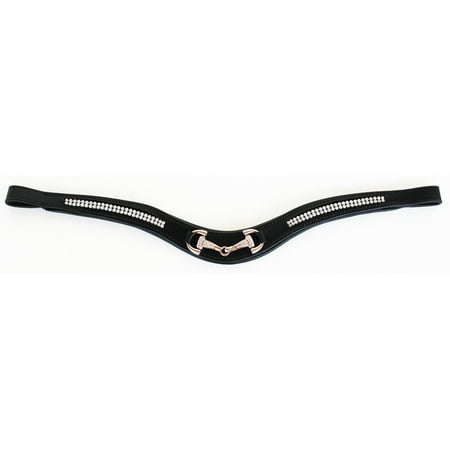 Pony Dressage Bridle - English Horse Dressage Bridle Padded Leather Browband 803432