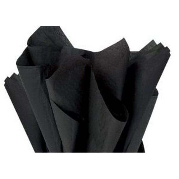Black Tissue Paper 20 Inch X 30 Inch Sheets Premium Gift Wrap Paper