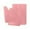 pink, variant on geerera Bathroom Floor Mat Strong Absorbent Corals Velvet Floor Mat Household Toilet Three-piece Non-slip Mat