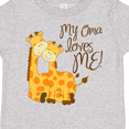 thumbnail image 4 of Inktastic My Oma Loves Me Boys or Girls Toddler T-Shirt, 4 of 5