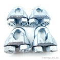 thumbnail image 2 of Red Hound Auto 4 New Malleable Zinc Wire Rope Cable Clips, 1/4 inches, 2 of 4