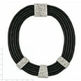 thumbnail image 2 of Finest Gold Stainless Steel Textured & Polished Multi-strand Cord Necklace, 2 of 2