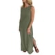 thumbnail image 3 of TaTaai Women's Spring Summer Casual Dress Round Neck Sleeveless Solid Color Maxi Length Stretchy Soft Tank Dress Daily Gift, 3 of 9