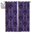 thumbnail image 2 of Halloween Grimace Haunted Mansion Window Treatments Living Room Purple Black Window Curtains Bedroom Drapes Ki, 2 of 5