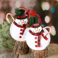 thumbnail image 3 of Set de 5 bolsas de fieltro Current Snowman Joy, 13 x 18 cm, 3 of 6