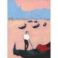thumbnail image 2 of Dixon, Samuel 15x18 Black Ornate Wood Framed with Double Matting Museum Art Print Titled - Venice Study II, 2 of 4