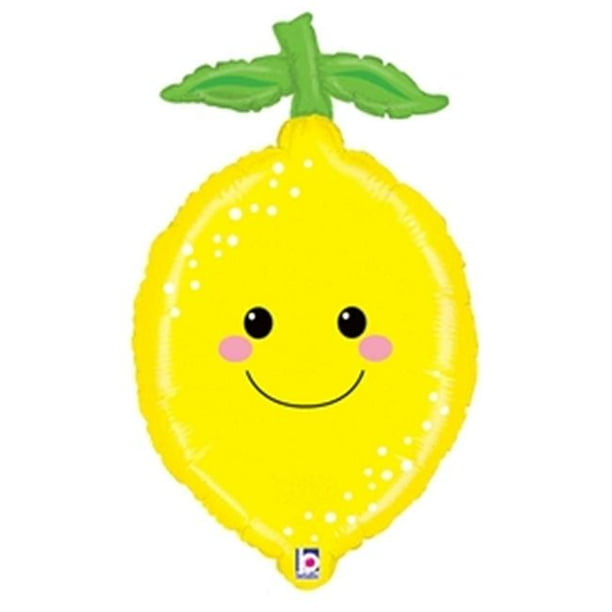 Betallic 89386 29 in. Produce Pals Lemon Shape Flat Balloon Walmart