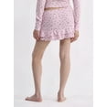 thumbnail image 3 of No Boundaries Pointelle Sleep Skort, Women’s, Sizes XS to XXL, 3 of 5