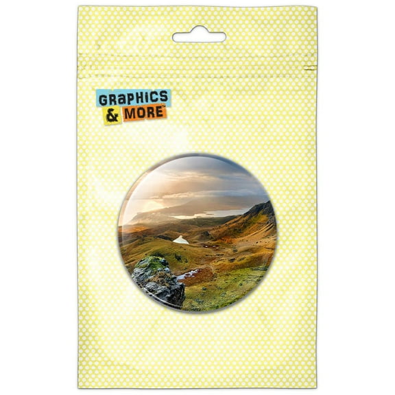 Mountain Vista Refrigerator Button Magnet
