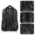 thumbnail image 3 of 30L Travel Backpack for Men & Women,Water-Resistant Lightweight Camo Backpack Hiking Work School Daily Bag,8076 Grey, 3 of 6