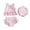 #01-Pink, variant on Kids Bathing Suits Girls Toddler Girls Swimsuit 3T, Girls Summer Swimwear Fashionable Lace Sleeveless Top And Bottom Cute Two Piece Outfit for Baby Toddler Girl Swimwear