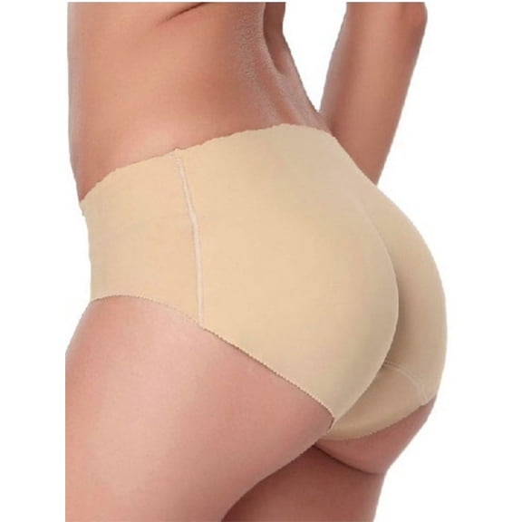 Ochine Padded Briefs Seamless Hip Enhancer Butt Lifted Underwear Shapewear Panties Body Shorts for Women Ladies,S-XL