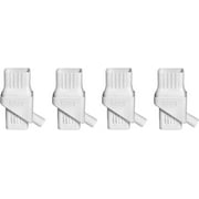 Oatey 14209 Mystic Rainwater Collection System Fits 2" X 3" Residential Downspouts, white 4 Pack