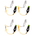 thumbnail image 1 of 4 Pcs Plus Line Release, 17 Inches Downrigger Release Stacker Clip Fishing Leader with Longline Snap Clips, 1 of 8