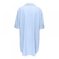 thumbnail image 5 of Beach Shirts For Women Swim Shirt Dresses Plus Size Deep V Neck Bikini Beachwear Suit Beach Dress Beach Coverups Swim Cover Up Womens Bathing Suits Casual Dress,S-3XL, 5 of 8