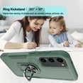 thumbnail image 4 of for Samsung Galaxy S23 Plus Case with Tempered Glass Screen Protector,Heavy-Duty Tough Rugged Phone Case Cover with Ring Holder Kickstand for Galaxy S23 Plus 5G (6.6", 2023) [Dark Green], 4 of 13