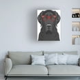 thumbnail image 3 of Furbaby Affiliates 'Labrador Retriever Wearing Hipster Glasses 2' Canvas Art, 3 of 3