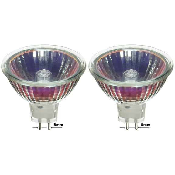 (2)-Bulbs G8 JCDR 120V 35W BI-PIN Clear 120 Volt 35 Watt GU8 35-Watts Anyray A1898Y