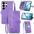 thumbnail image 1 of Funda FOXDOCK Cartera Piel Samsung Galaxy S26 Ultra – Antirrobo RFID, Antigolpes – Púrpura, 1 of 6