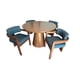 thumbnail image 1 of Comedor moderno para 4 personas azul, 1 of 8
