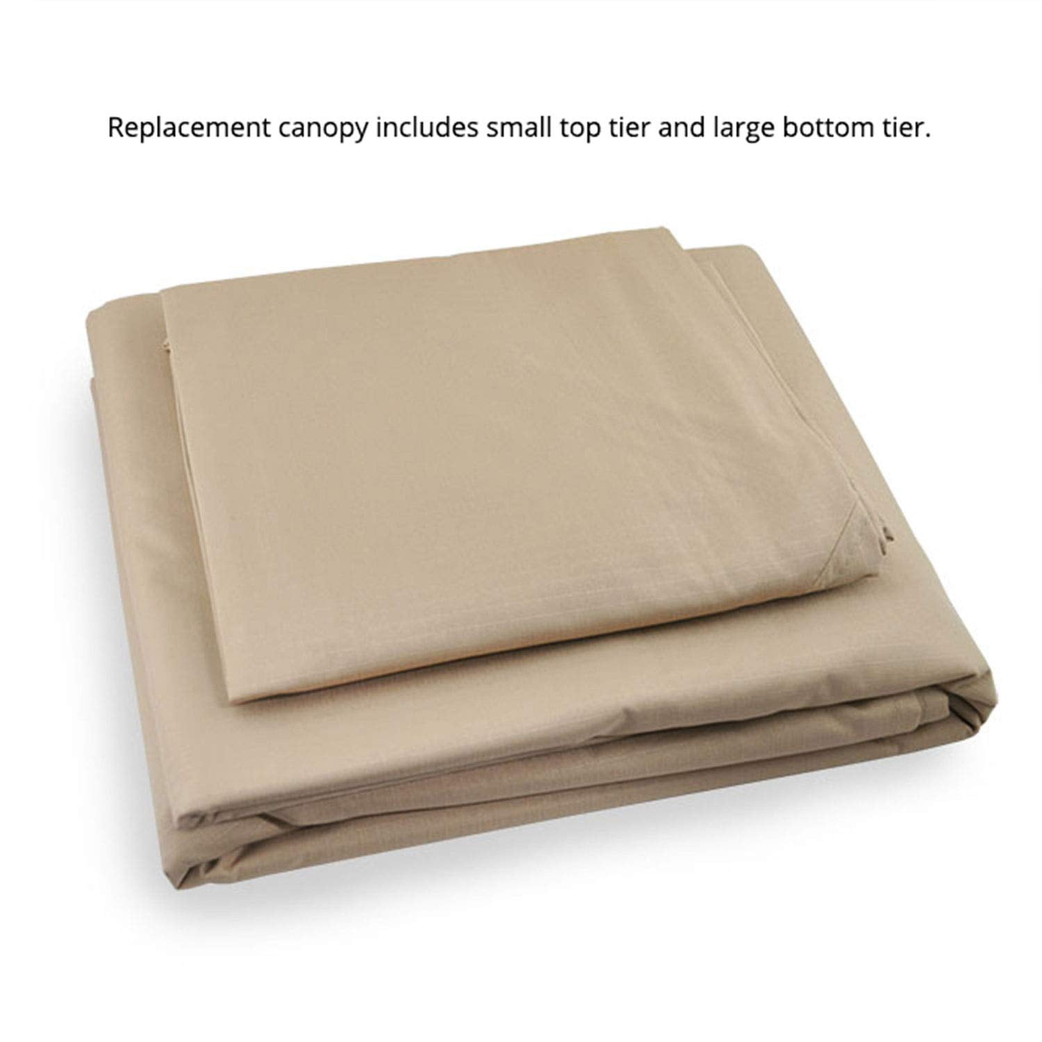 Garden Winds Replacement Canopy Top Cover Compatible with The FDW 10x10 Gazebo - Riplock 350 Beige