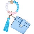 thumbnail image 1 of Keychain, Key Chain Ring for Supplies, Bag Decorations, Light Blue, 1 of 5