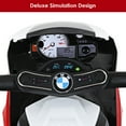 thumbnail image 6 of Gymax Kids Ride On Motorcycle BMW Licensed 6V Electric 3 Wheels Bicycle w/ Music&Light Red, 6 of 9