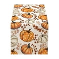 thumbnail image 3 of PoyoKee Thanksgiving Table Runner, 72" x 13" Linen Holiday Table Cloth, Fall Decor Tablecloth for Dining Home Mantel Living Room Party Decorations, 3 of 6