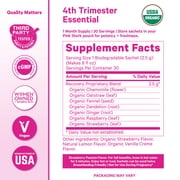 Pink Stork Postpartum Recovery Tea for Women, Chamomile, Organic Red Raspberry Leaf, 15 Sachets