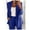 Blue, variant on Aboser Blazer Sets Women 2 Piece Outfits Business Casual Blazer Suit 2025 Dressy Work Office Jacket Suits Plus Size Wide Leg Pants Suit Set