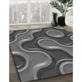 thumbnail image 2 of Ahgly Company Indoor Round Patterned Gunmetal Gray Area Rugs, 6' Round, 2 of 6