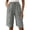 w93# Grey398, variant on Womens Linen Pants Knee Length Solid Color Wide Leg Casual Summer Shorts Breathable Lightweight Straight Leg Casual Loose Bermuda Shorts Baggy Trousers Stylish Joggers,Grey,XL