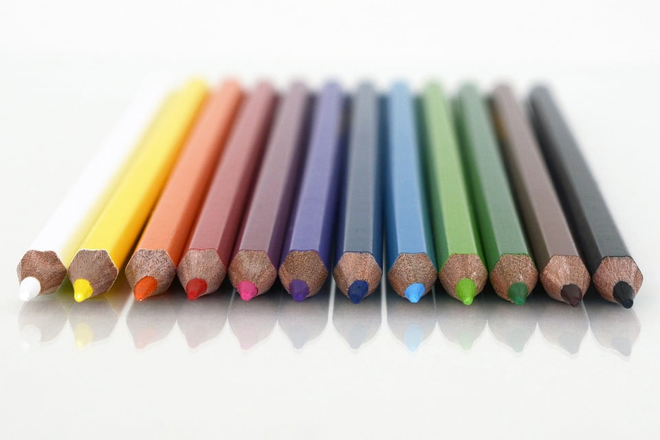 Download Paint Pens Colour Pencils Crayons Colored Pencils-12 Inch By 18 Inch Laminated Poster With ...