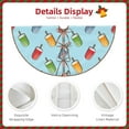thumbnail image 3 of Defioc Modern Ice Cream for Christmas Tree Skirt Snowman Xmas Tree Skirt Farmhouse Christmas Decorations Tree Mat for Holiday Party Decor-36", 3 of 6