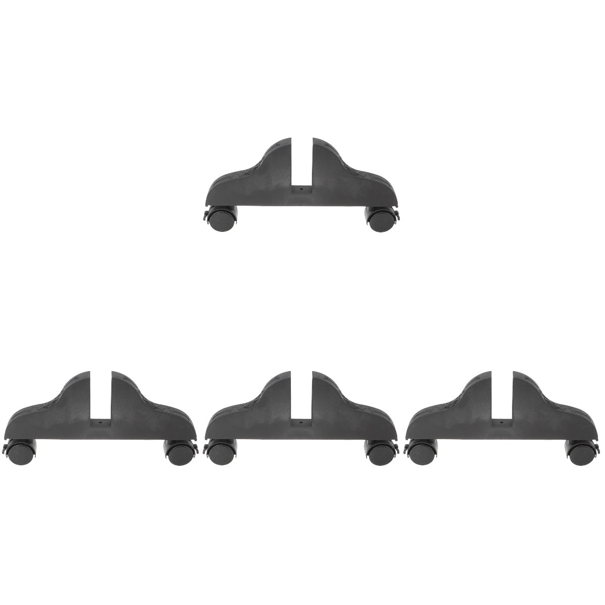 Bestonzon 4pcs Room Divider Floor Stand Divider Base Roller Screen Feet