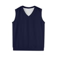 thumbnail image 5 of SAATLERI Mens Vests Casual V Neck Knitted Sleeveless Pullovers Knitwear Vests Solid Plain Relaxed Fit All Match Business Tops, 5 of 5