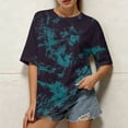 thumbnail image 2 of MAFYTYTPR Women's Tie Dye Print Round Neck 1/2 Sleeve Casual T-Shirts Spring Summer Tops for Everyday Wear S-XXL, 2 of 9