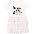 thumbnail image 3 of Inktastic I'm Two-cowgirl Riding Horse Birthday Girls Toddler Dress, 3 of 5