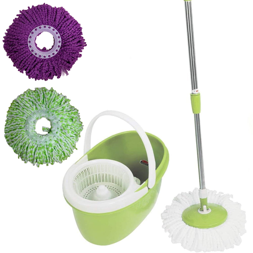 Mop Refill Head Replacement Microfiber Spin 360 Rotate Floor Household Cleaning 