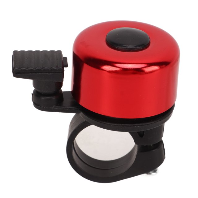 Bicycle Bell Mini Bike Bell Bike Handle Bar Bell Bike Handlebar Metal Bell Bike Handle Bar Alarm Bicycle Bell Warning Bike Handlebar Metal Ring Bell Mini Horn Handle Bar AlarmRed