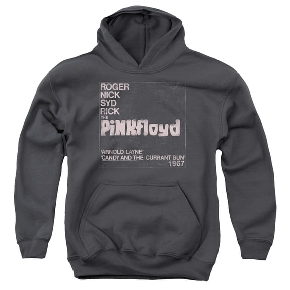 Pink Floyd Arnold Layne Youth Pullover Hoodie Sweatshirt Charcoal