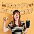 thumbnail image 3 of Banner de cumpleaños con temática de hamburguesa Okayski para decoración de fiesta, 3 of 6