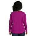 thumbnail image 3 of Terra & Sky Women's Long Sleeve T-Shirt, 3 of 5