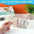 thumbnail image 5 of Acrylic Day of the Week Covered Label Dispenser 7-Slot Dispenser Day of the Wall Mount Sticker Roll, 5 of 5