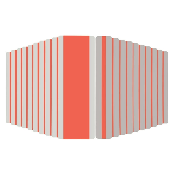 Uxcell 22 Pcs Dyslexia Tools, 2 Sizes Reading Strips, Red