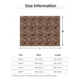 thumbnail image 5 of Rateoe Warm Coffee Pattern Pattern Flannel Throw Blanket, Ultra-soft Blanket for Bed, Couch, Car, Hypoallergenic Anti-pilling blanket-60"x50"(Horizontal), 5 of 6