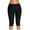 Black, variant on Swim Pants for Women High Waisted Tummy Control Swimming Leggings Stretch Swim Capris Sporty Swim Board Shorts