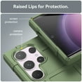 thumbnail image 4 of Feishell for Samsung Galaxy S25 Ultra Case, Heavy Duty Drop Protection Non-slip Texture Armor Anti-Fingerprint Shockproof Anti-Scratch Silicone Slim Cute Phone Case for Samsung Galaxy S25 Ultra,Green, 4 of 7