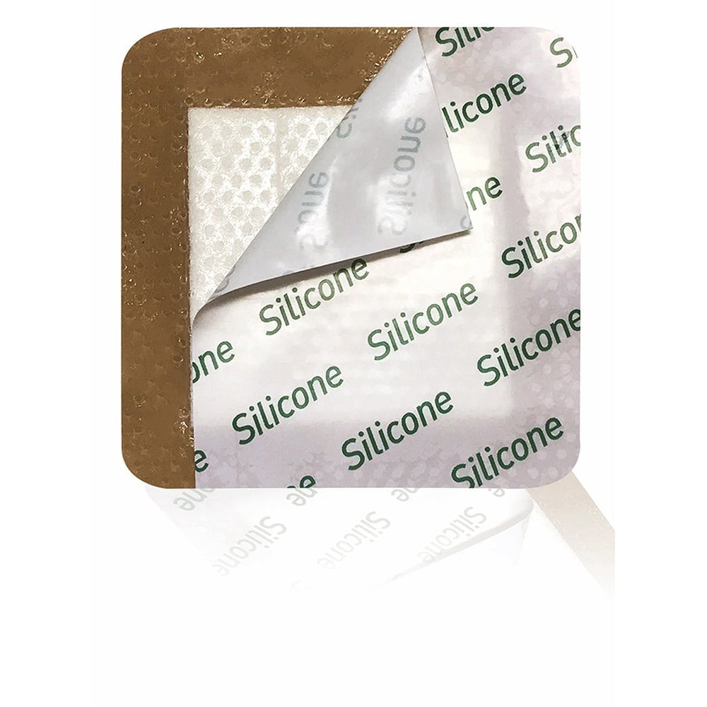 MedVance TM Silicone Bordered Silicone Adhesive Foam Dressing Size 4